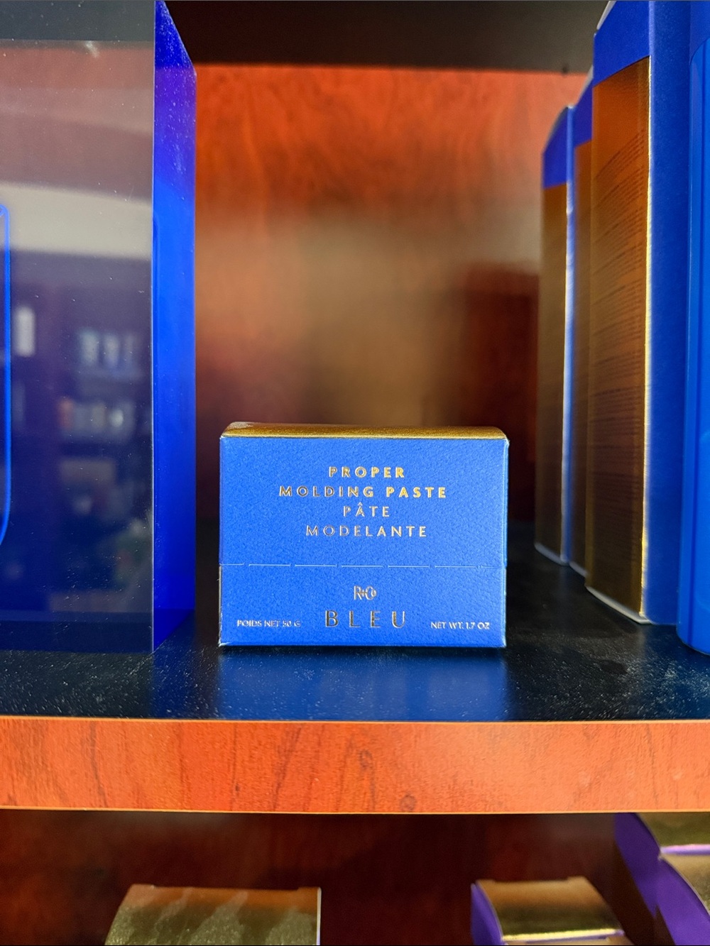 R+Co Bleu Proper Molding Paste - Blue and Gold